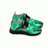 Bright Green Water Stone - Black Soles