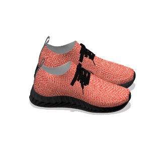 Bright Herringbone - Black Soles