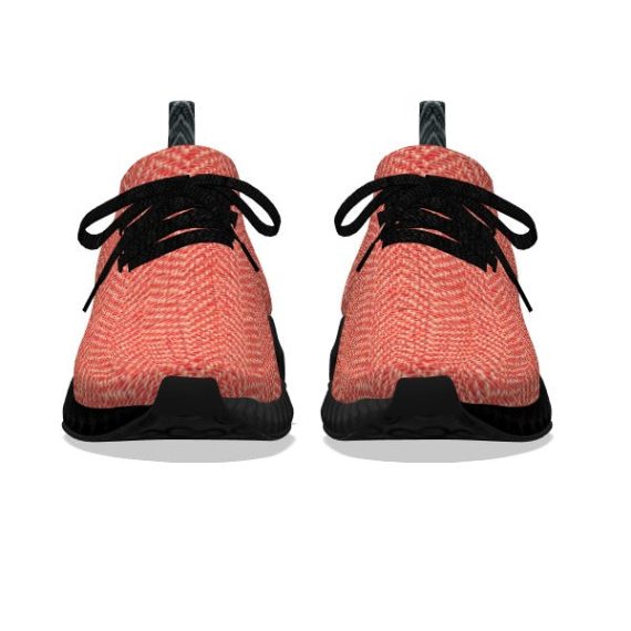 Bright Herringbone - Black Soles